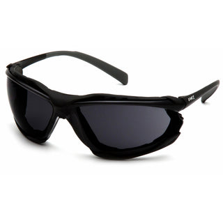 Pyramex SB9323ST Dark Gray H2X Anti-Fog Lens with Black Frame