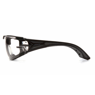 Pyramex SBG9610STMFP  Endeavor Plus - Black-Gray Foam Padded Frame/Clear H2MAX Anti-Fog Lens