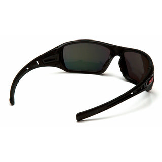 Pyramex SBRF10445D Velar Safety Glasses - Black Frame - Ice Orange Mirror Lens