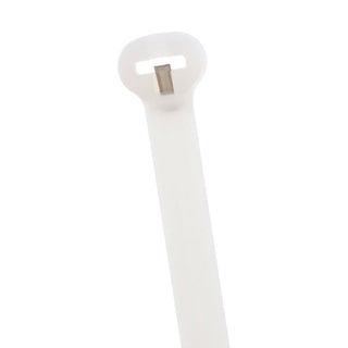 NSI GRP-SB12120N 12”, Natural Steel Barb 120lb Cable Tie, 50 Pack