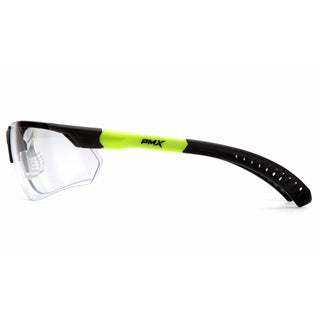 Pyramex SGL10110DTM Sitecore - Clear H2MAX Anti-Fog Lens with Gray and Lime Temples