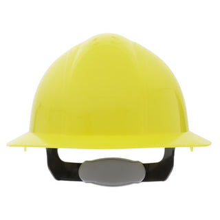 NSI SH-200Y Fully Adjustable Yellow Full-Brim Safety Helmet for Construction