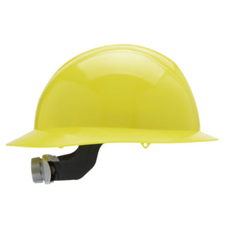 NSI SH-200Y Fully Adjustable Yellow Full-Brim Safety Helmet for Construction