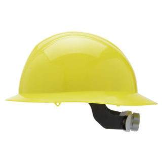 NSI SH-200Y Fully Adjustable Yellow Full-Brim Safety Helmet for Construction