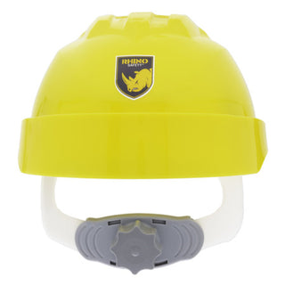 NSI SH-330Y Fully Adjustable Yellow Cap Brim Safety Helmet for Construction