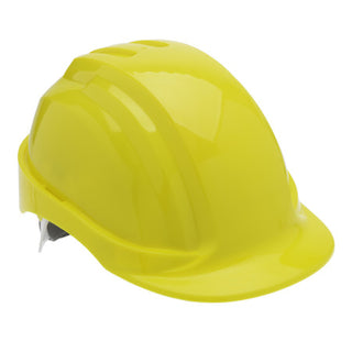 NSI SH-330Y Fully Adjustable Yellow Cap Brim Safety Helmet for Construction