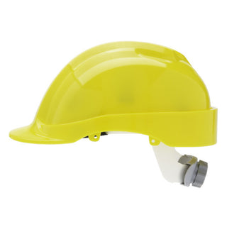 NSI SH-330Y Fully Adjustable Yellow Cap Brim Safety Helmet for Construction