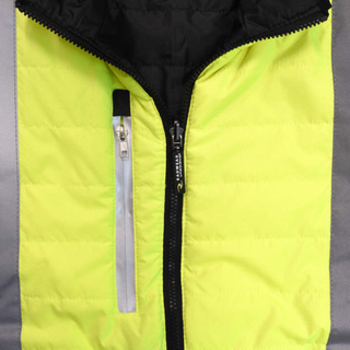 Radians SJ510 Quilted Reversible Four-in-One Jacket with Zip-Off Sleeves