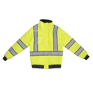 Radians SJ930-3ZGW Women's Class 3 Quilted Bomber Jacket