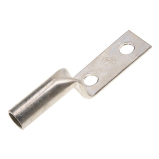 NSI SL300N Copper Long Stacking Lug – White 2-Hole 300 MCM 1/2 Inch