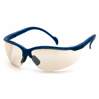 Pyramex SMB1880S Venture II Indoor/Outdoor Mirror Lens with Metallic Blue Frame
