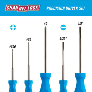 Channellock SP-5H 5PC Precision Screwdriver Set