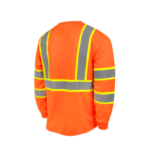 Radians ST41-3 Class 3 Mesh Long Sleeve T-Shirt with Contrast Trim