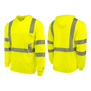 Radians ST61-3 Hooded Type R Class 3 Mesh Long Sleeve T-Shirt