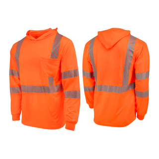 Radians ST61-3 Hooded Type R Class 3 Mesh Long Sleeve T-Shirt
