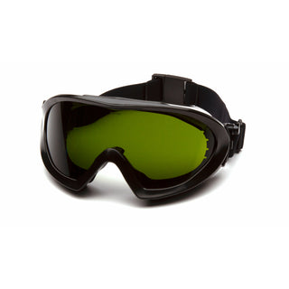 Pyramex GG504TIR3 Capstone Green Tinted Goggle with IR3 H2X Anti-Fog Lens