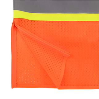 Radians SV232-3 Two Tone Surveyor Type R Class 3 Mesh Safety Vest with Dual Side Zippers
