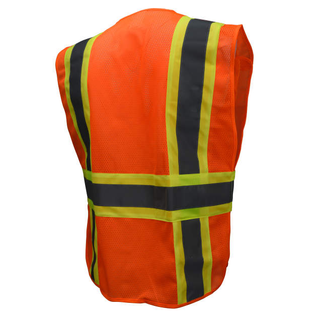 Radians SV24-2 Type R Class 2 Breakaway Expandable Two Tone Mesh Safety Vest