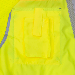 Radians SV55B Class 2 Heavy Woven Color Blocked Two Tone Engineer Vest - Green