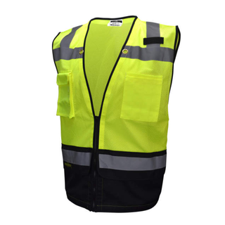 Radians SV59B Type R Class 2 Heavy Duty Surveyor Safety Vest with Zipper