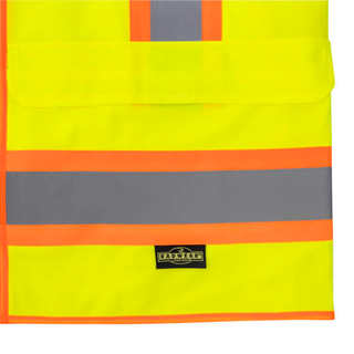 Radians SV69-2 Two Tone Type R Class 2 Mesh/Solid Surveyor Vest with Plan/Tablet Pocket