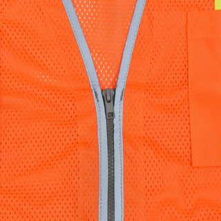 Radians SV6H Type R Class 2 Heavy Duty Two Tone Mesh Surveyor Vest with Solid Pockets