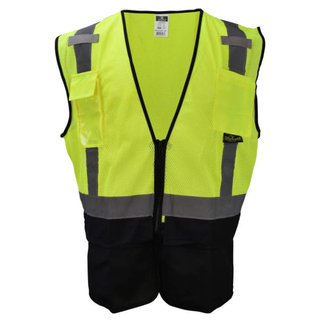 Radians SV7B Type R Class 2 Black Bottom Surveyor Safety Vest