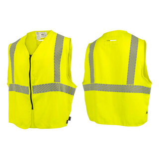 Radians SV99A 5.7 oz Class 2 DH Air Vest with Segmented Reflective Tape - Hi-Vis Green