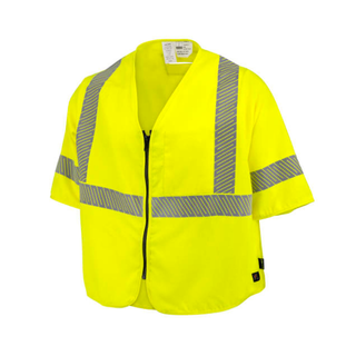 Radians 5.7 oz Class 3 DH Air Vest with Segmented Reflective Tape - Hi-Vis Green