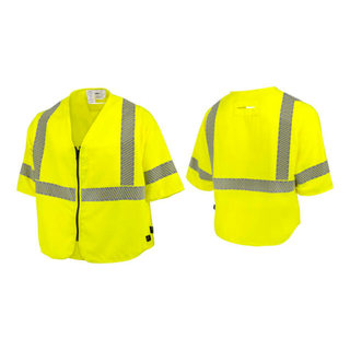 Radians 5.7 oz Class 3 DH Air Vest with Segmented Reflective Tape - Hi-Vis Green
