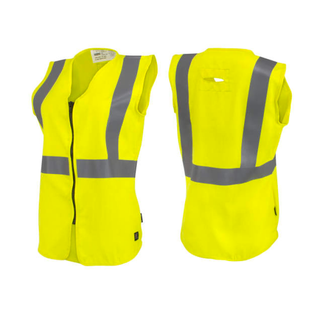 Radians SV99W Class 2 Womens FR Vest - Hi-Vis Green