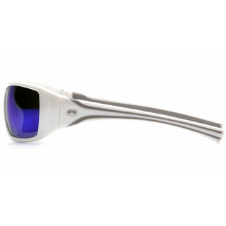 Pyramex SW5665D Goliath - White Frame/Ice Blue Mirror Lens Safety Glasses
