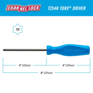 Channellock T254H TORX T25 X 4-Inch Professional Screwdriver