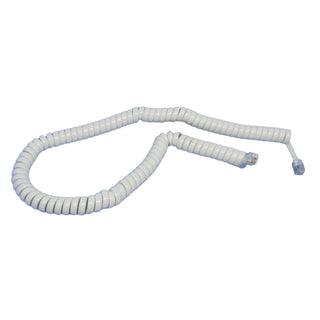 Philmore TEC25MWH Telephone Coiled Handset Cord