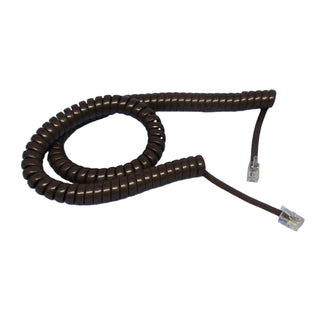 Philmore TEC25SBR Telephone Coiled Handset Cord