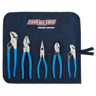 Channellock TOOL ROLL-5 5PC Professional Tool Set with Tool Roll