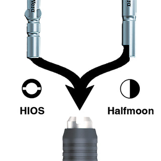 Wera 1460 ESD Kraftform Micro pre-set adjustable torque screwdrivers (0.02-0.11 Nm) with quick-release chuck, 1461 ESD x 0.050 Nm