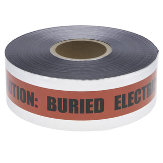 NSI ULTD-327 3 Red Detectable Underground Line Tape Caution Buried Electric Line Below