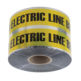 NSI ULTD-626 6 Yellow Detectable Underground Line Tape Buried Electric Line Below