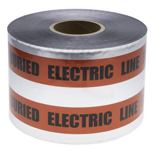 NSI ULTD-627 6 Red Detectable Underground Line Tape Buried Electric Line Below