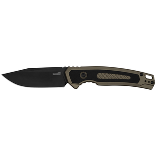Kershaw 7106 Launch 21 Automatic Knife FDE Al + Black G-10 (3.4" Black M4)