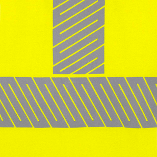 Neese VDH5VSH3 5.7 oz Vented Type R Class 3 Segmented Tape DH Air Workshirt - Fluorescent Yellow