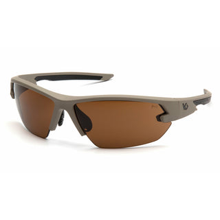 Pyramex VGST1418T Bronze Anti-Fog Lens with Tan Frame