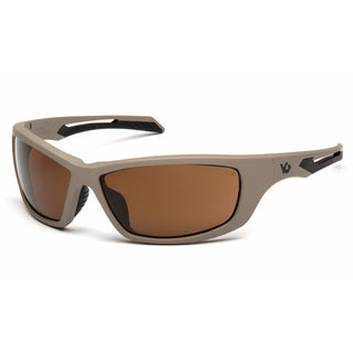 Pyramex VGST1318T Bronze Anti-Fog Lens with Tan Frame