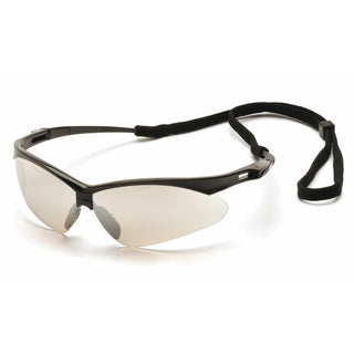 Pyramex SB6380SP PMXTREME Indoor/Outdoor Mirror Lens with Black Frame and Cord
