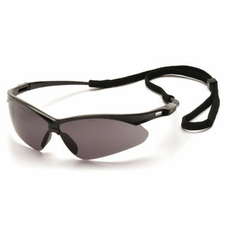 Pyramex SB6320SP Gray Lens with Black Frame and Cord
