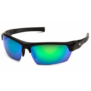 Pyramex VGSB331 Tensaw  Green Mirror Polarized Lens with Black Frame