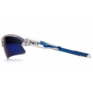 Pyramex VGSC1665T Ice Blue Mirror Lens with Clear/Blue Frame