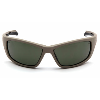 Pyramex VGST1322T Forest Gray Anti-Fog Lens with Tan Frame