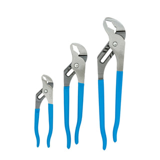 Channellock VJ-3 3PC V-Jaw Tongue & Groove Pliers Set